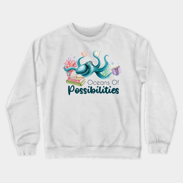 oceans of possibilities 2022 octopus Crewneck Sweatshirt by Babyborn